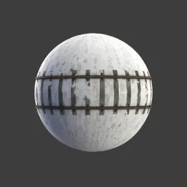 Snowy railroad tracks 2